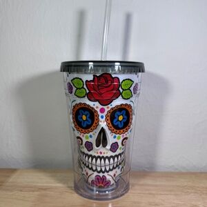 Cool Gear Tumbler Day of the Dead Insulated 3D Skull